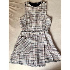 Tweed Buttoned Romper